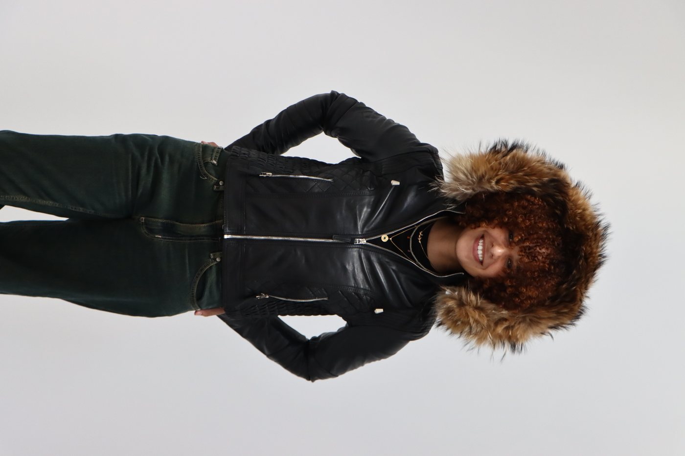 ZAAM Leather Style D 1505 with Hood