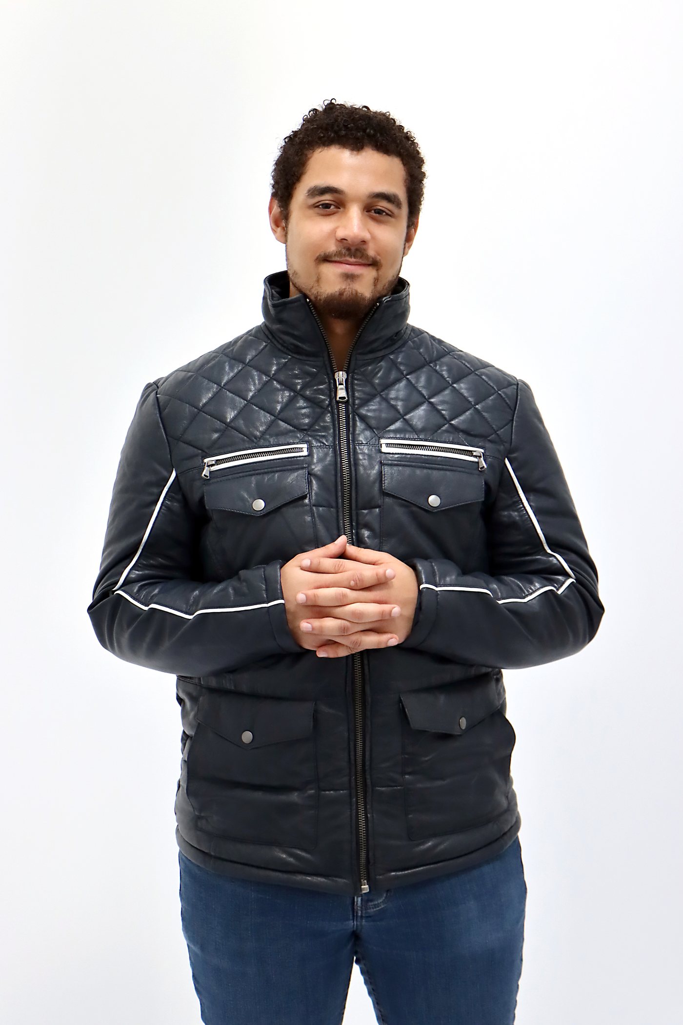 ZAAM Leather Leather Puffer
