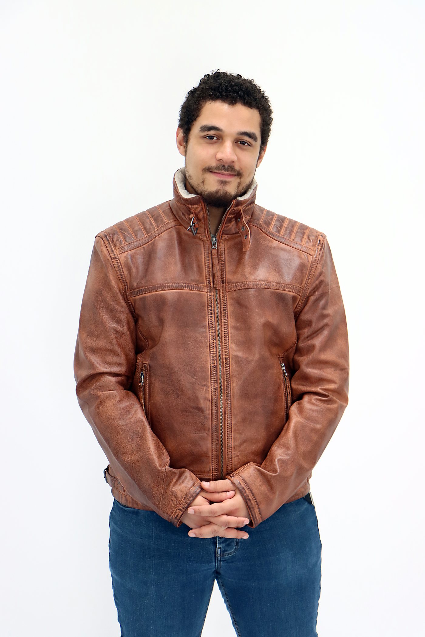 Shearling-Lined Jacket - front